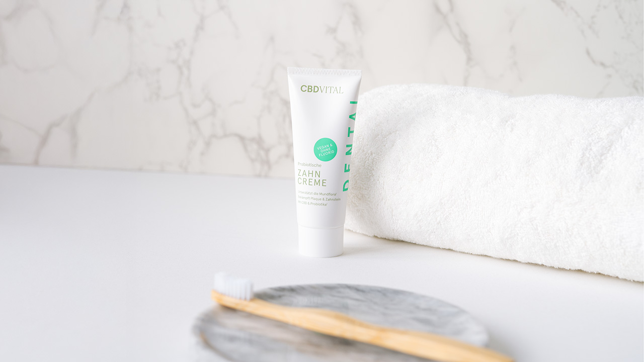 Probiotische CBD Zahncreme Probiotische CBD Zahncreme