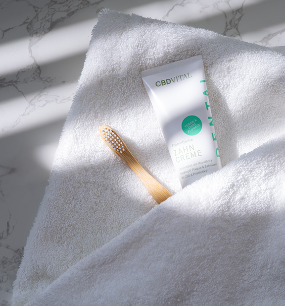Probiotische Zahnpasta mit CBD Probiotische Zahnpasta mit CBD